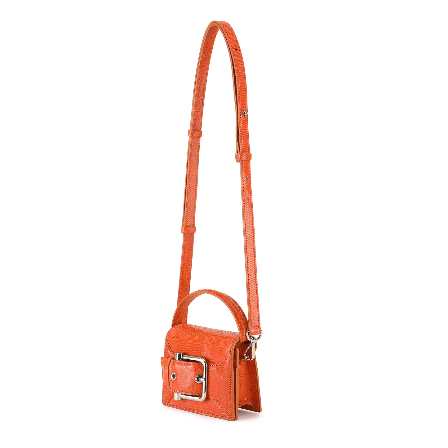 BELTED BROCLE_MICRO / CLOUD CARROT RED