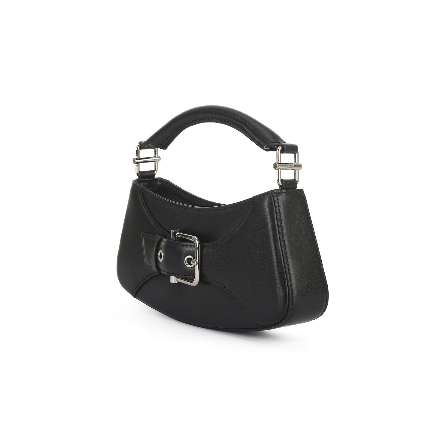BELTED BROCLE_SMALL / BLACK