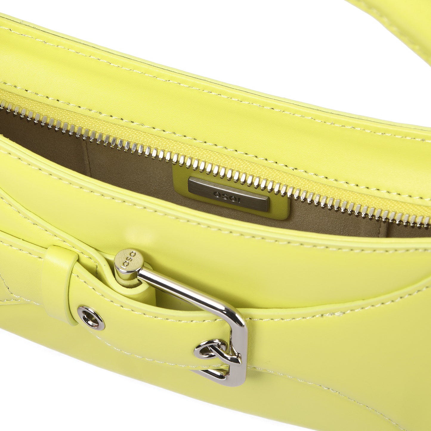 BELTED BROCLE_SMALL / DEEP YELLOW